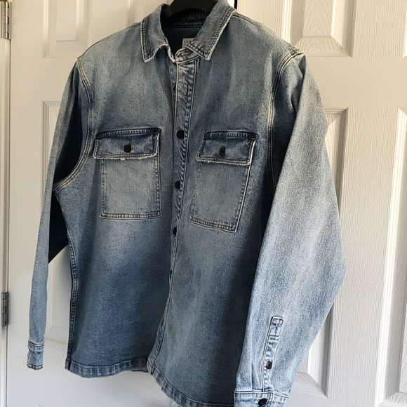Sanctuary Other Nwt Mens Xxl Denim Shirt Jacket Poshmark